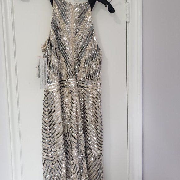 Sparkly Beaded White Dress- BRAND NEW - Picture 2 of 4